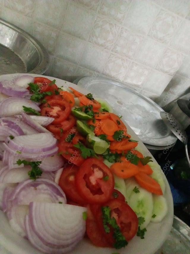 Delicious Salad, Papad prepared by COOX