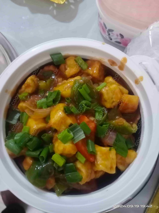 Delicious Chilli Paneer (Dry) prepared by COOX