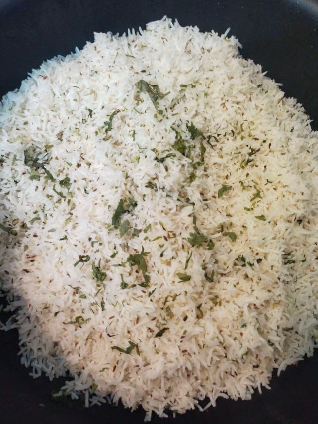 Delicious Jeera Rice prepared by COOX