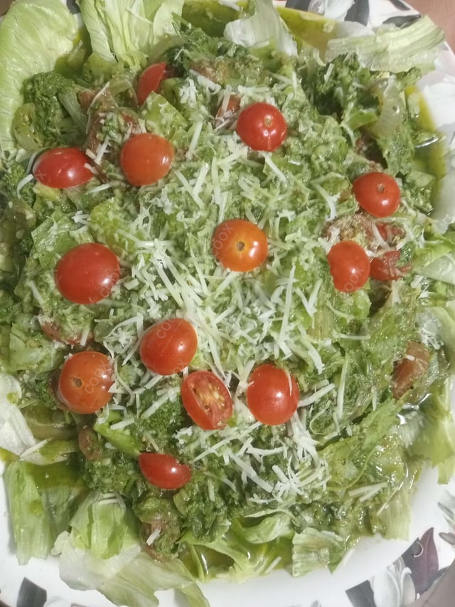 Delicious Lettuce Pesto Salad prepared by COOX