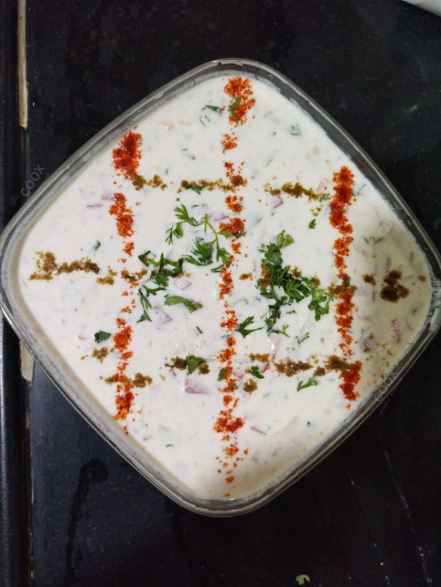 Delicious Mix Veg Raita prepared by COOX