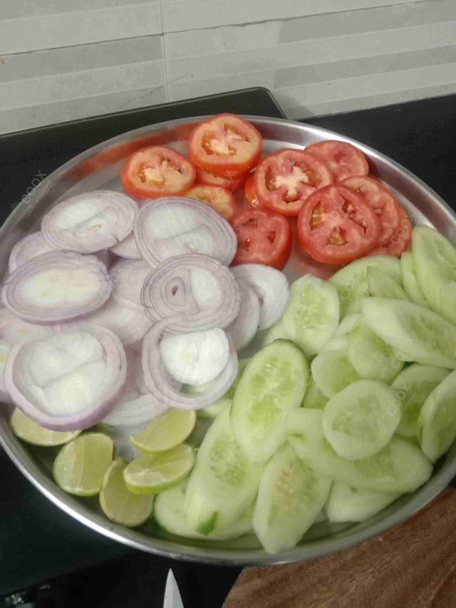 Delicious Salad, Papad prepared by COOX