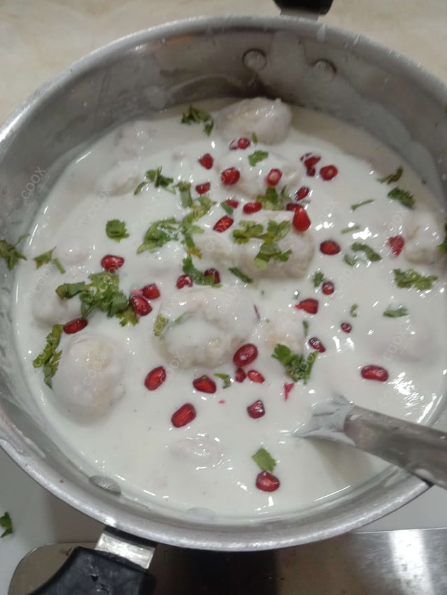 Delicious Dahi Bhalla prepared by COOX