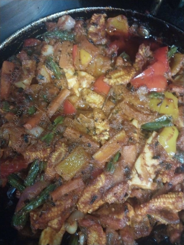 Delicious Veg Jalfrezi prepared by COOX