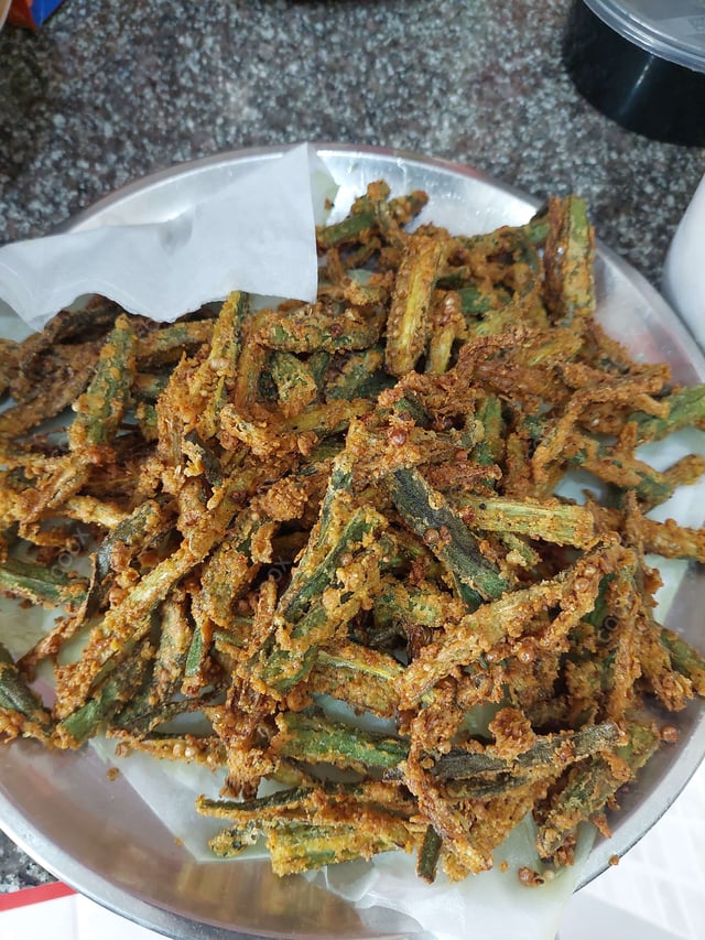 Delicious Kurkuri Bhindi prepared by COOX