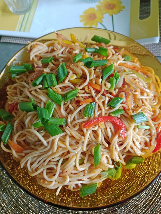 Delicious Chilli Garlic Noodles prepared by COOX