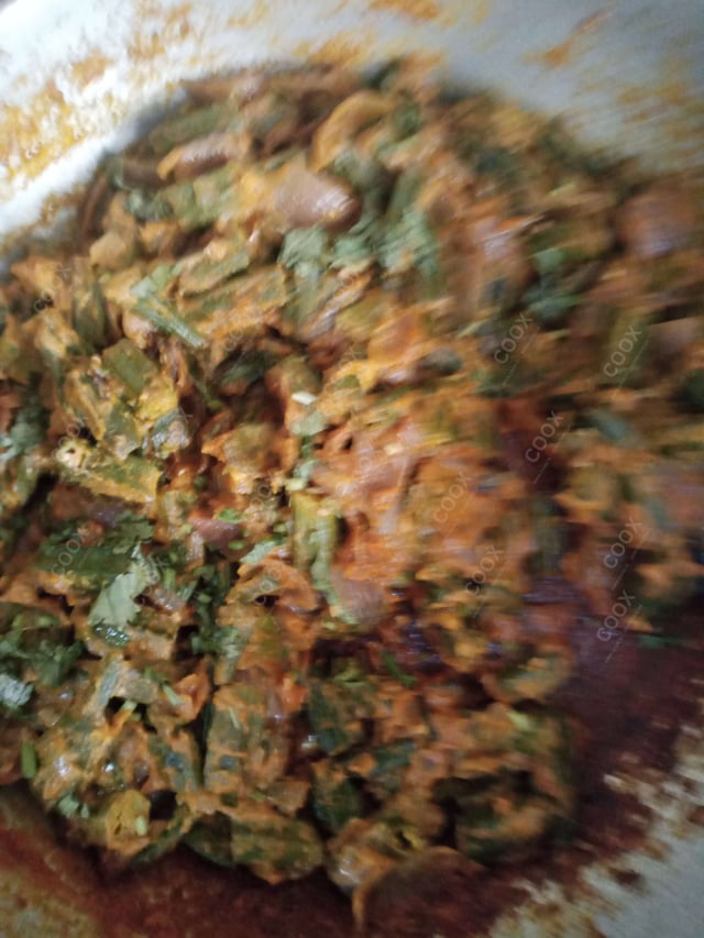 Delicious Bhindi do Pyaza prepared by COOX