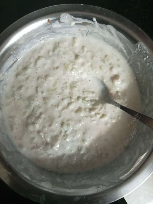 Delicious Cucumber Raita prepared by COOX