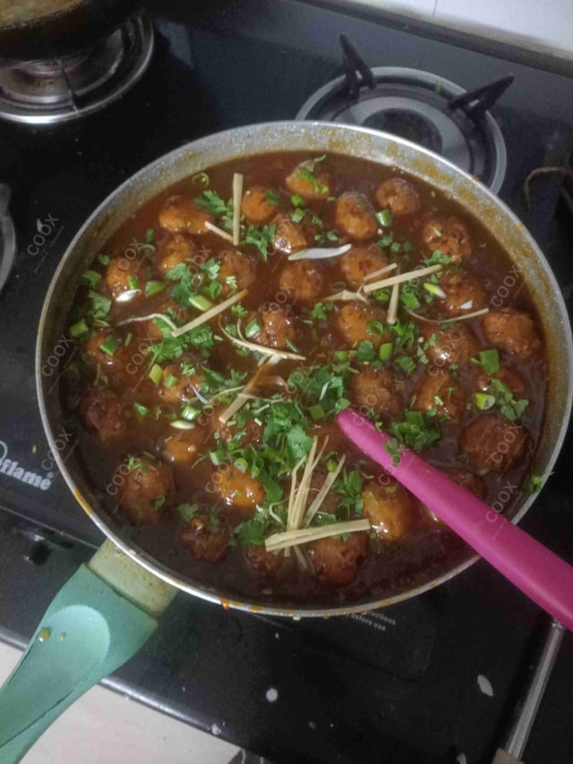 Delicious Veg Manchurian (Gravy) prepared by COOX