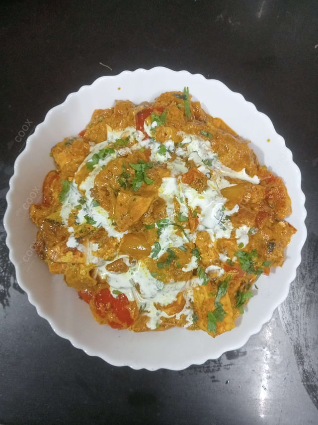 Delicious Kadhai Paneer prepared by COOX