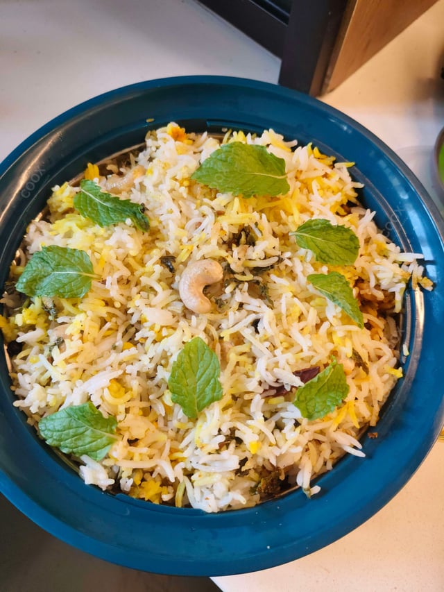 Delicious Veg Biryani prepared by COOX