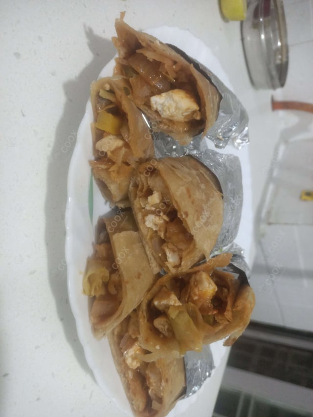 Delicious Veg Kathi Rolls prepared by COOX