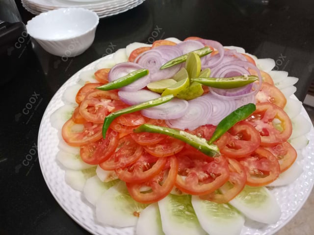 Delicious Salad, Papad prepared by COOX