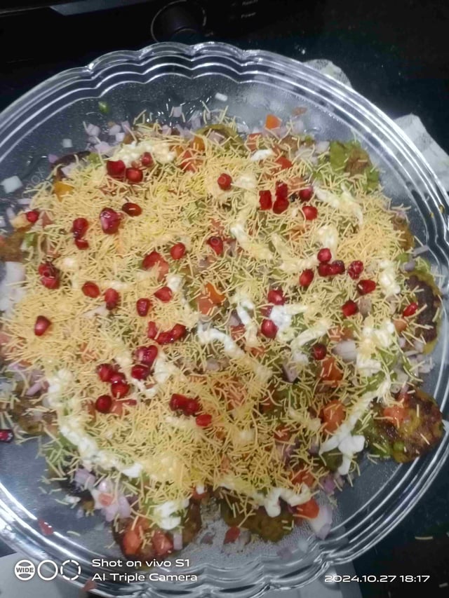 Delicious Aloo Tikki Chaat prepared by COOX