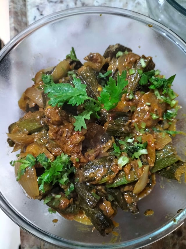 Delicious Bhindi do Pyaza prepared by COOX