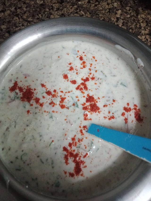 Delicious Mix Veg Raita prepared by COOX