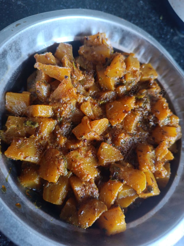 Delicious Kaddu ki Sabzi (Sitafal) prepared by COOX