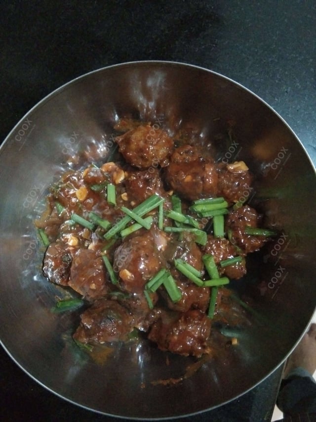 Delicious Veg Manchurian (Dry) prepared by COOX