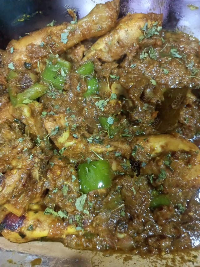 Delicious Kadhai Chicken prepared by COOX