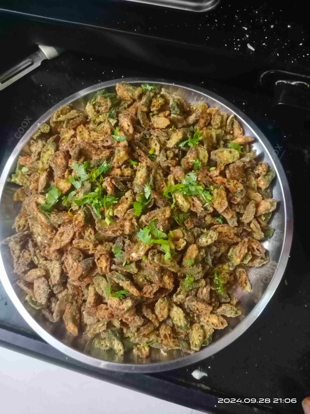 Delicious Kurkuri Bhindi prepared by COOX