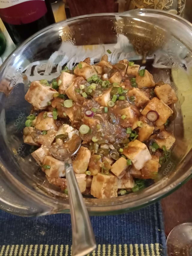 Delicious Tofu in Black Bean Sauce prepared by COOX