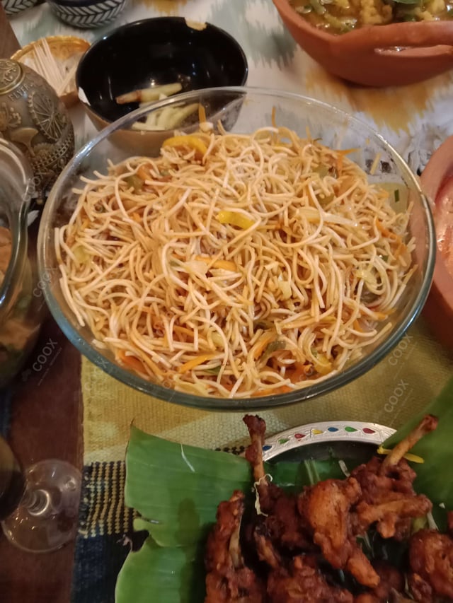 Delicious Veg Hakka Noodles prepared by COOX