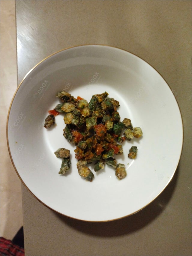 Delicious Kurkuri Bhindi prepared by COOX