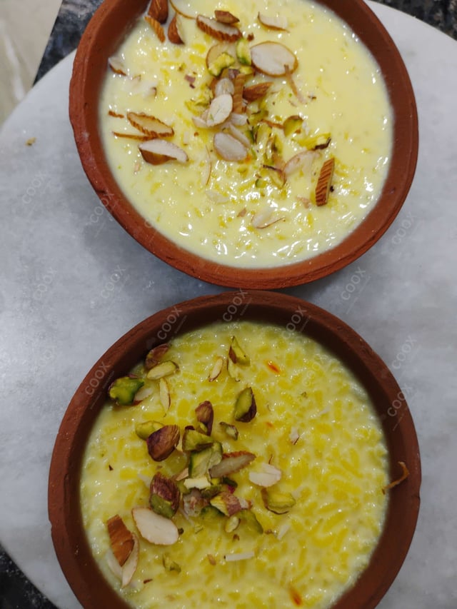 Delicious Phirni prepared by COOX