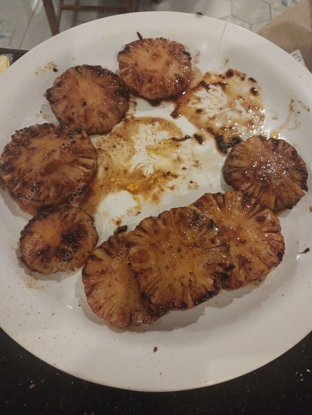 Delicious Pan Fried Pineapple prepared by COOX