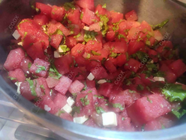 Delicious Watermelon Feta Salad prepared by COOX