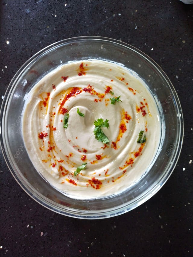 Delicious Hummus Dip prepared by COOX