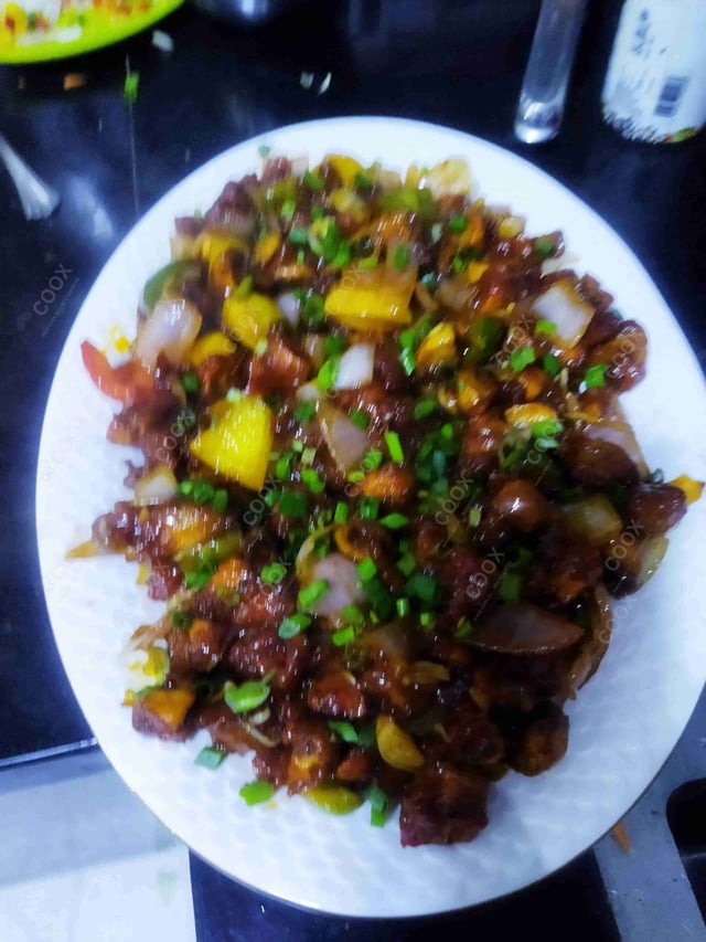 Delicious Chilli Mushroom prepared by COOX