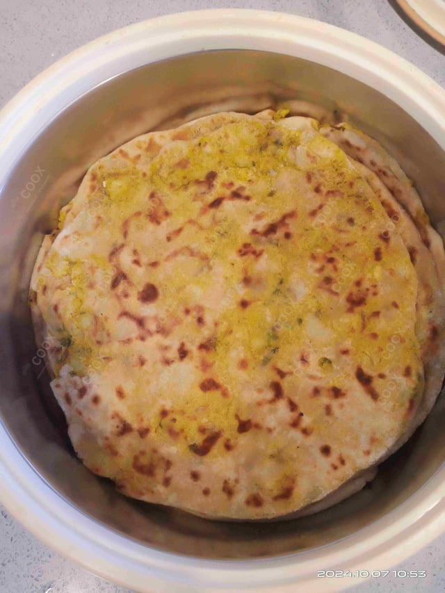 Delicious Stuffed Paranthas prepared by COOX