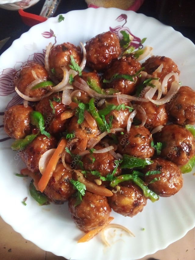 Delicious Chicken Manchurian (Dry) prepared by COOX