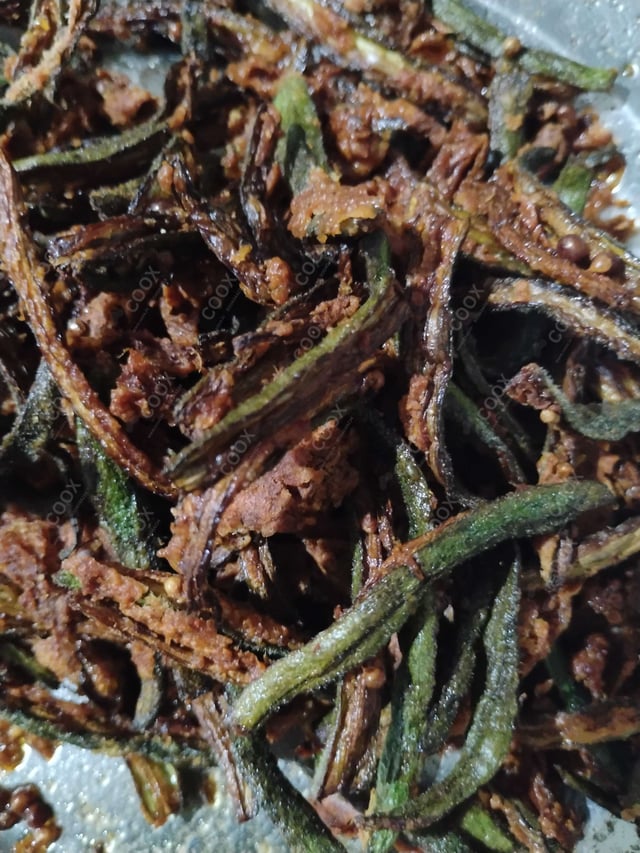 Delicious Kurkuri Bhindi prepared by COOX