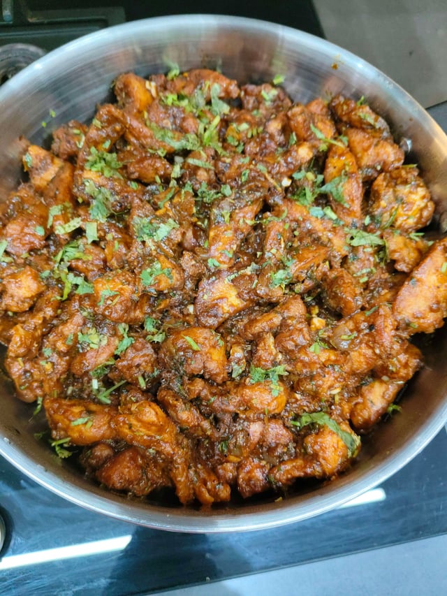 Delicious Chicken Manchurian (Dry) prepared by COOX