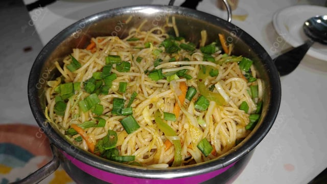 Delicious Veg Hakka Noodles prepared by COOX