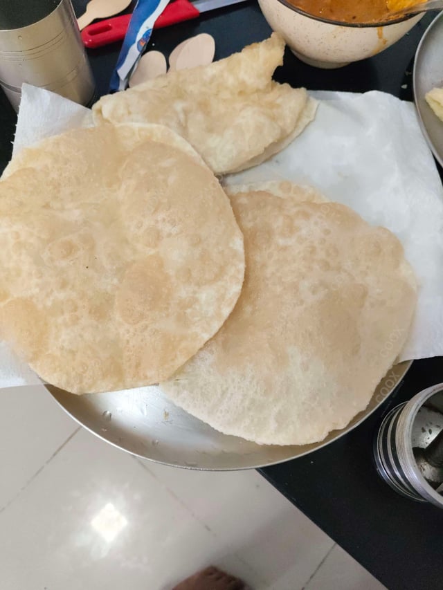 Delicious Chana Bhatura prepared by COOX