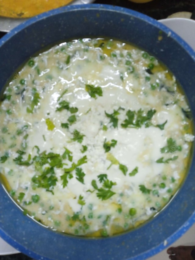 Delicious Methi Matar Malai prepared by COOX