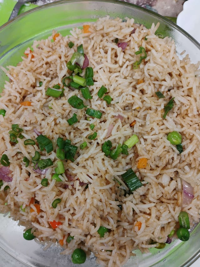 Delicious Veg Fried Rice prepared by COOX