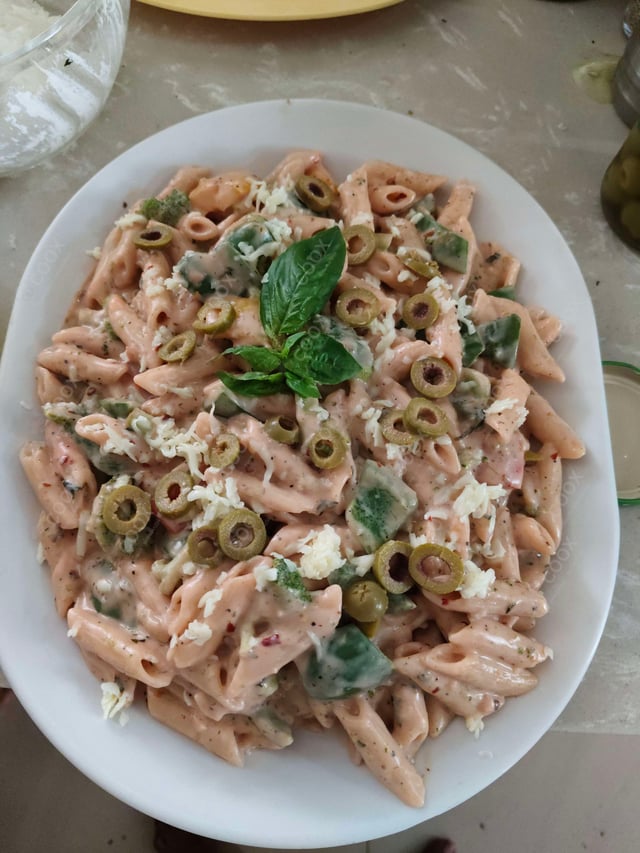 Delicious Pasta in Pink Sauce prepared by COOX