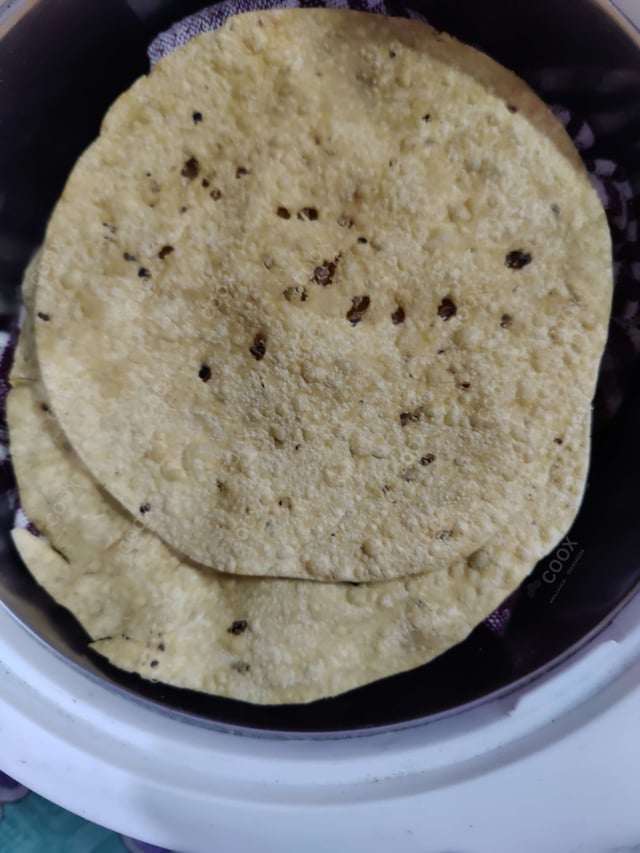 Delicious Masala Papad prepared by COOX