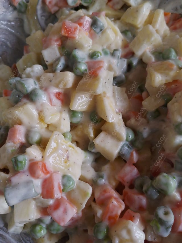 Delicious Russian Salad prepared by COOX