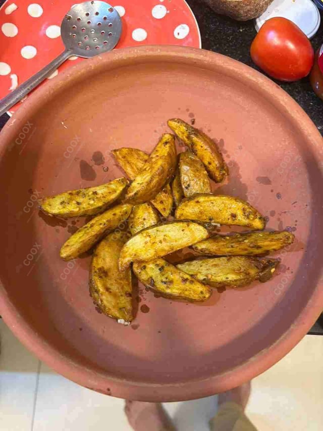 Delicious Potato Wedges prepared by COOX