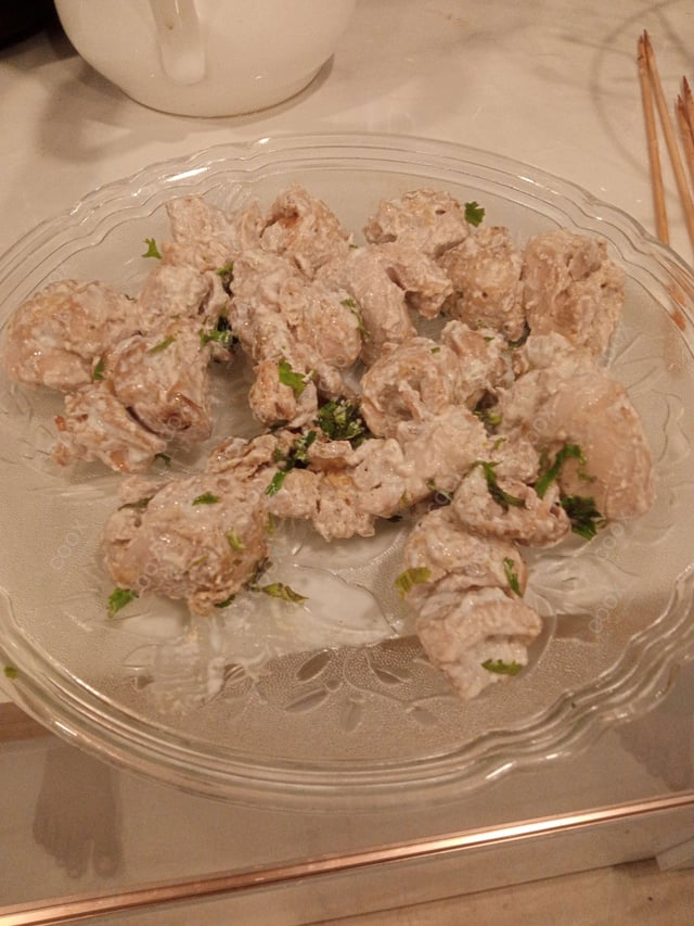 Delicious Murgh Malai Tikka prepared by COOX