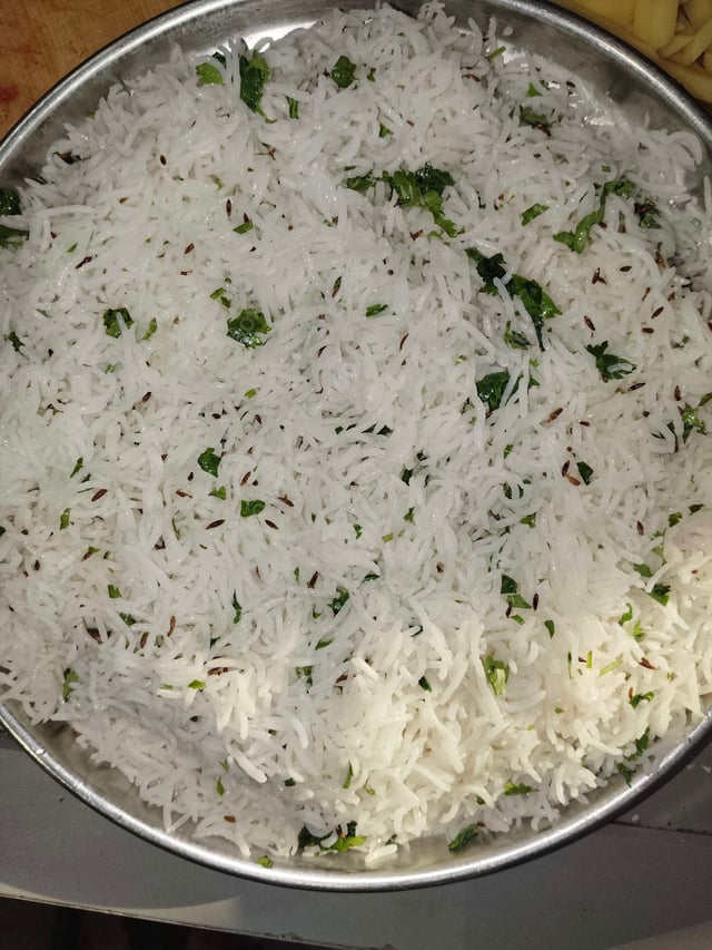 Delicious Jeera Rice prepared by COOX