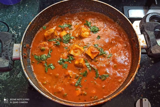 Delicious Matar Paneer prepared by COOX