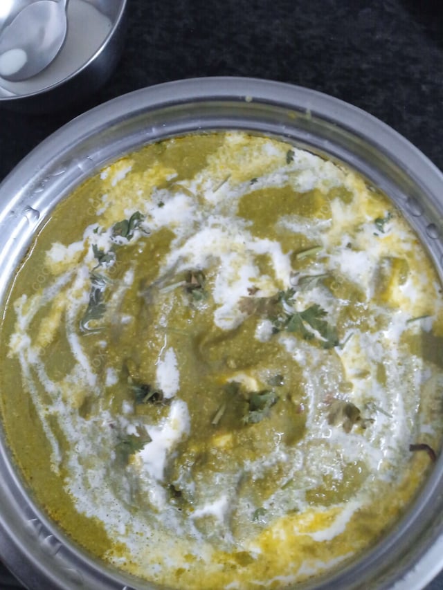 Delicious Palak Paneer prepared by COOX