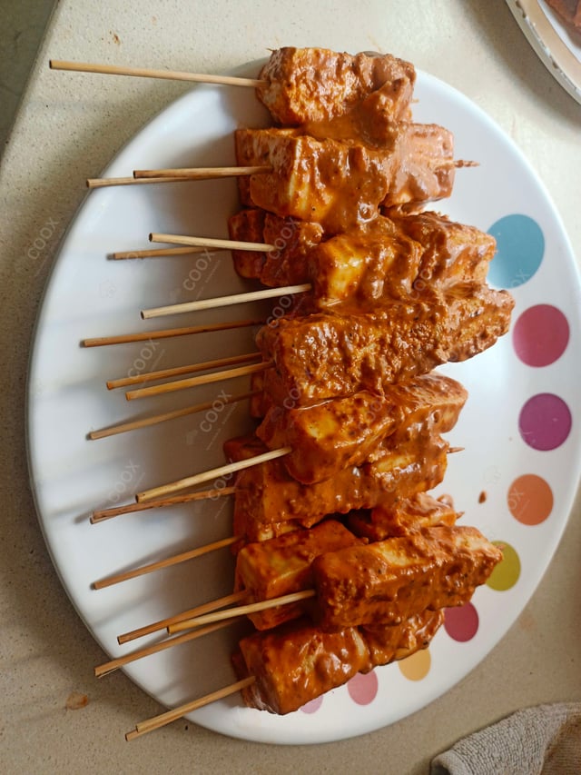 Delicious Thai Paneer Satay prepared by COOX