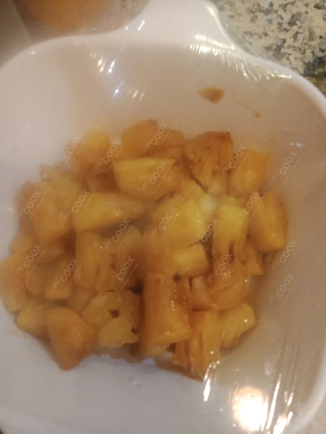 Delicious Pan Fried Pineapple prepared by COOX